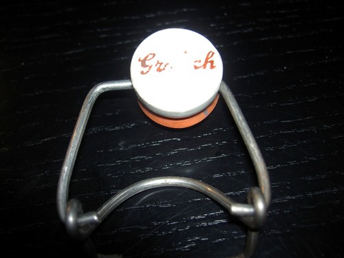 Lock for glass bottle - bottle, beer