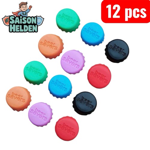 12er set silikon kronkorken - 12er,